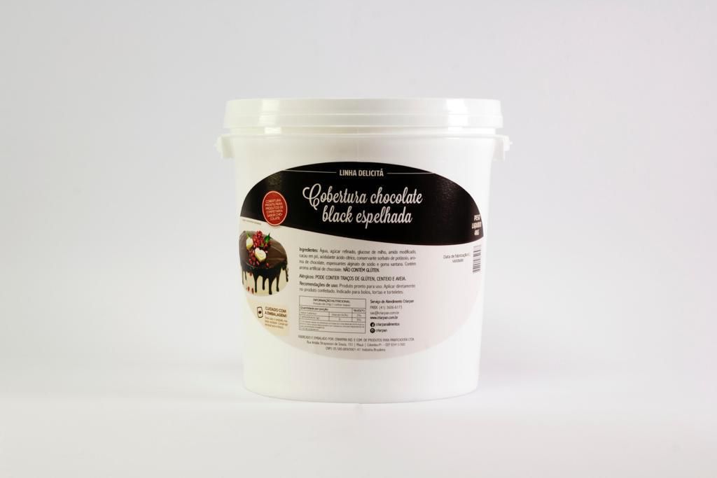 Cobertura Espelhada Chocolate Black